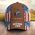 Personalized Superhero Cap for Dad - Best Dad Ever Gift - Father's Day