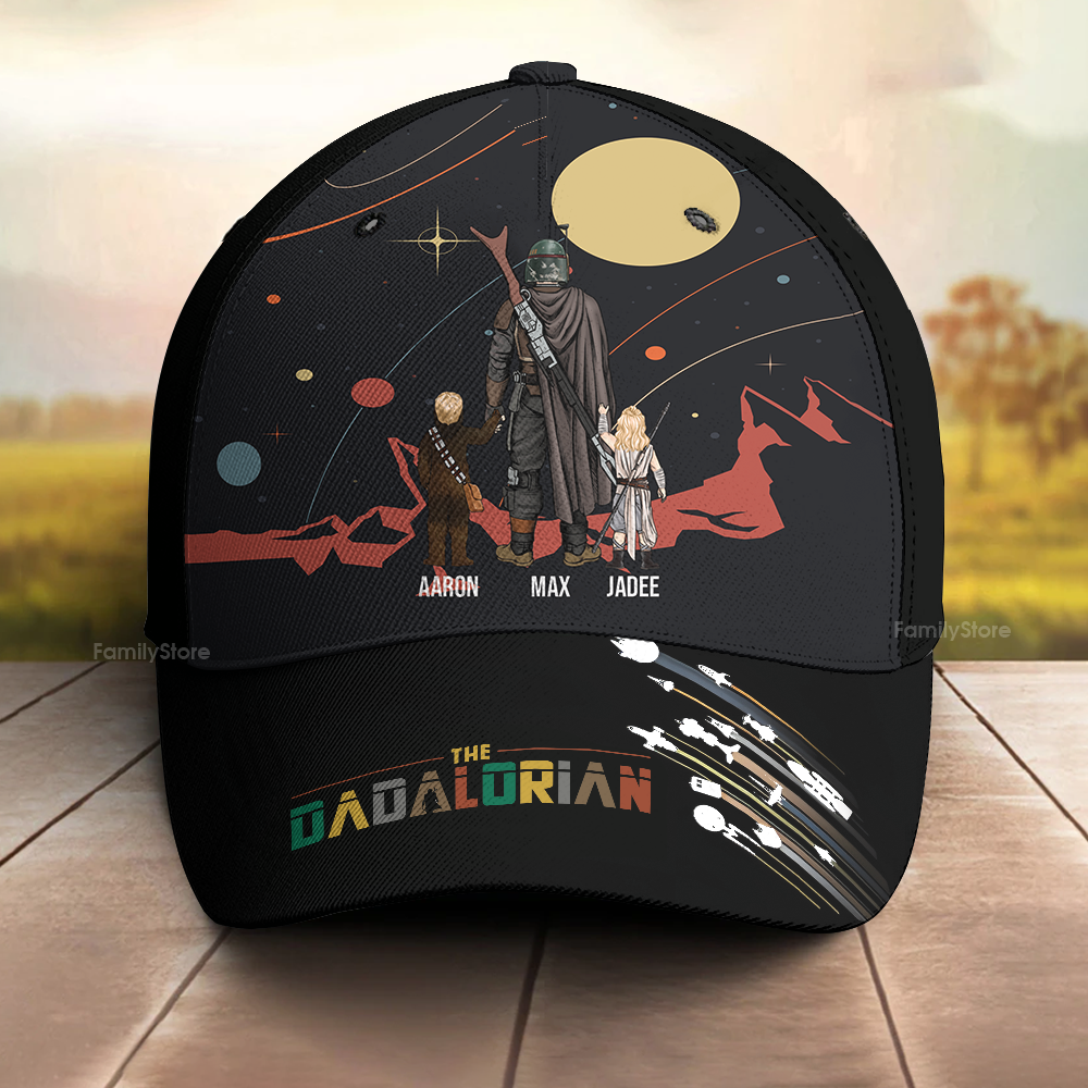Personalized Dadalorian Classic Cap Custom Name Gift for Dad