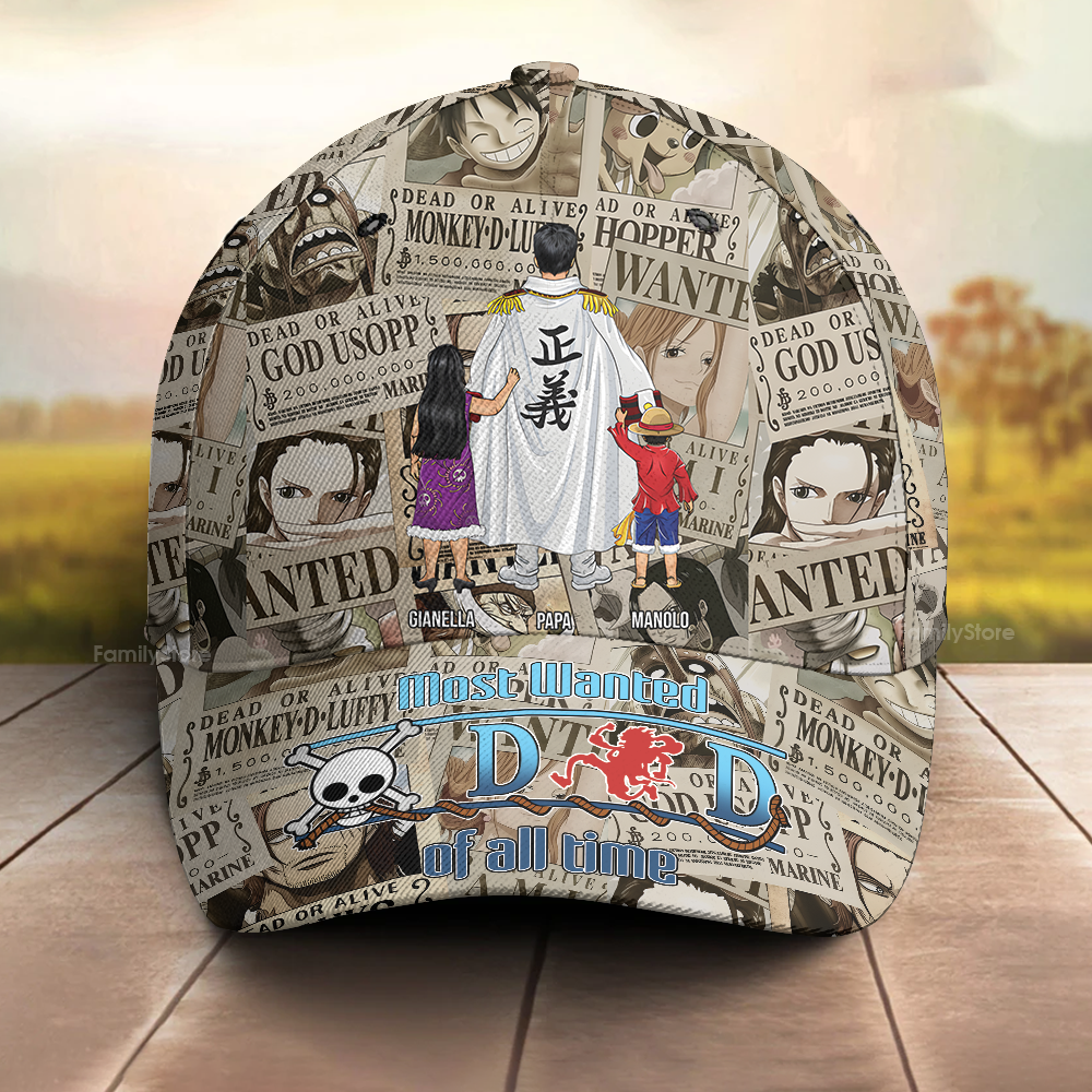 Personalized Pirate Adventure Cap Gift for Dad - Custom Classic Cap