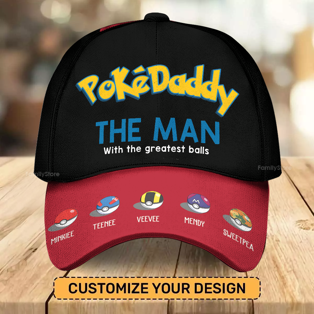 Personalized Classic Cap for Dad with Custom Design Gift