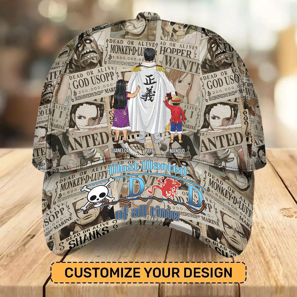 Personalized Pirate Adventure Cap Gift for Dad - Custom Classic Cap