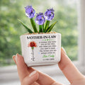 Personalized Everlasting Tulips Custom Gift for Mother-in-Law Glass Tulip GradoCreations
