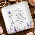 Personalized Ceramic Jewelry Dish For Mother-in-Law Gift Jewelry Dish GradoCreations