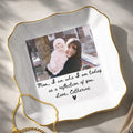 Personalized Lace Jewelry Dish Custom Name Gift for Mom