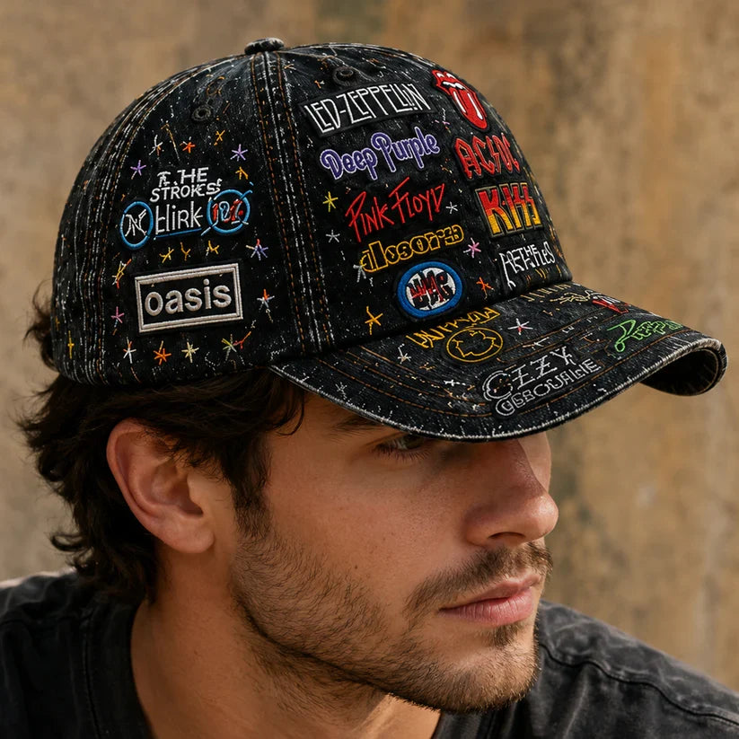 Personalized Classic Rock Legends Cap Custom Hat Gift for Music Lovers Classic Cap GradoCreations