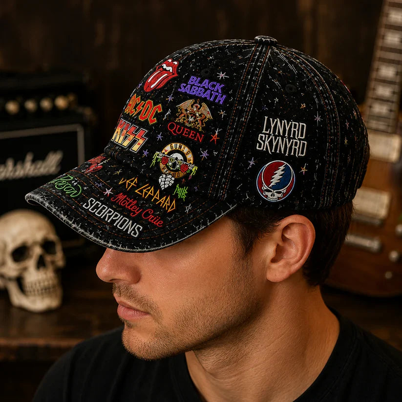Personalized Classic Rock Legends Cap Custom Hat Gift for Music Lovers Classic Cap GradoCreations