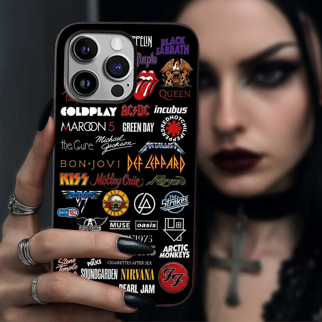 Classic Rock Legends Phone Case for Music Lovers | Customizable GradoCreations
