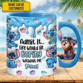 Personalized Ceramic Accent Mug Admit It Life Would Be Boring Gift GradoCreations