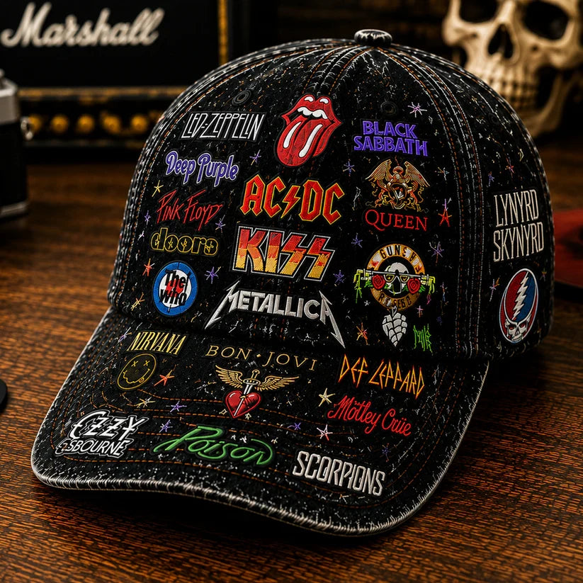 Personalized Classic Rock Legends Cap Custom Hat Gift for Music Lovers Classic Cap GradoCreations