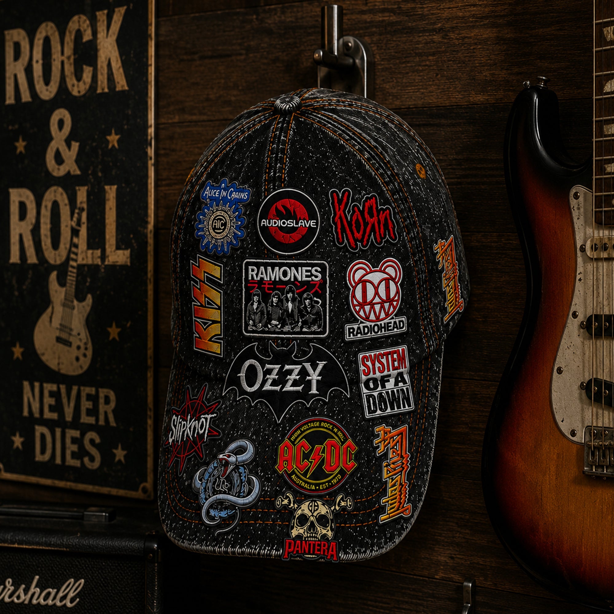 Personalized Classic Rock Cap with Legends Edition Design GradoCreations
