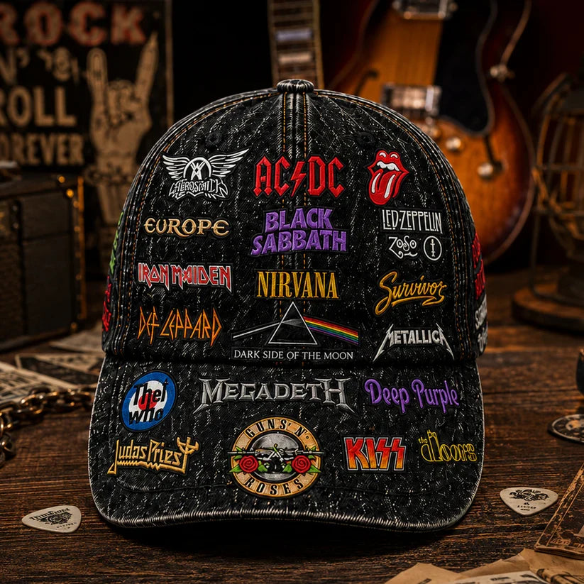 Personalized Classic Cap Rock Music Legends Edition for Fans Classic Cap GradoCreations