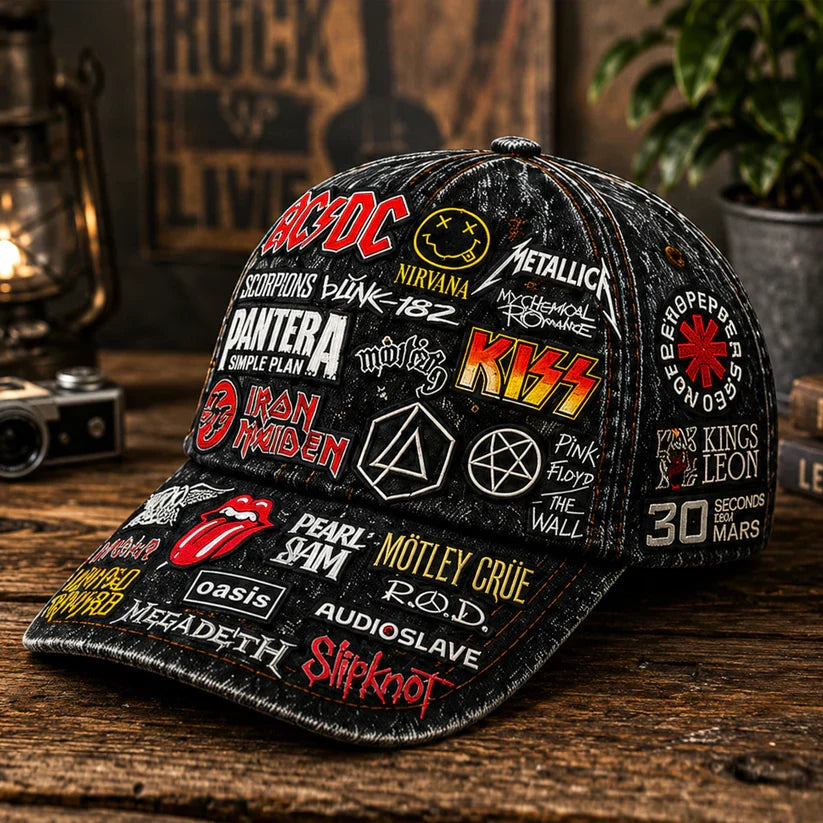 Legends Edition Classic Cap for Rock Music Fans | Customizable Classic Cap GradoCreations