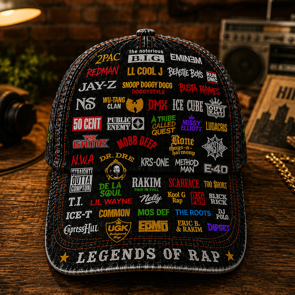 Legends Edition Classic Cap for Rap Lovers | Custom Name Snapback GradoCreations