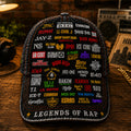 Legends Edition Classic Cap for Rap Lovers | Custom Name Snapback GradoCreations