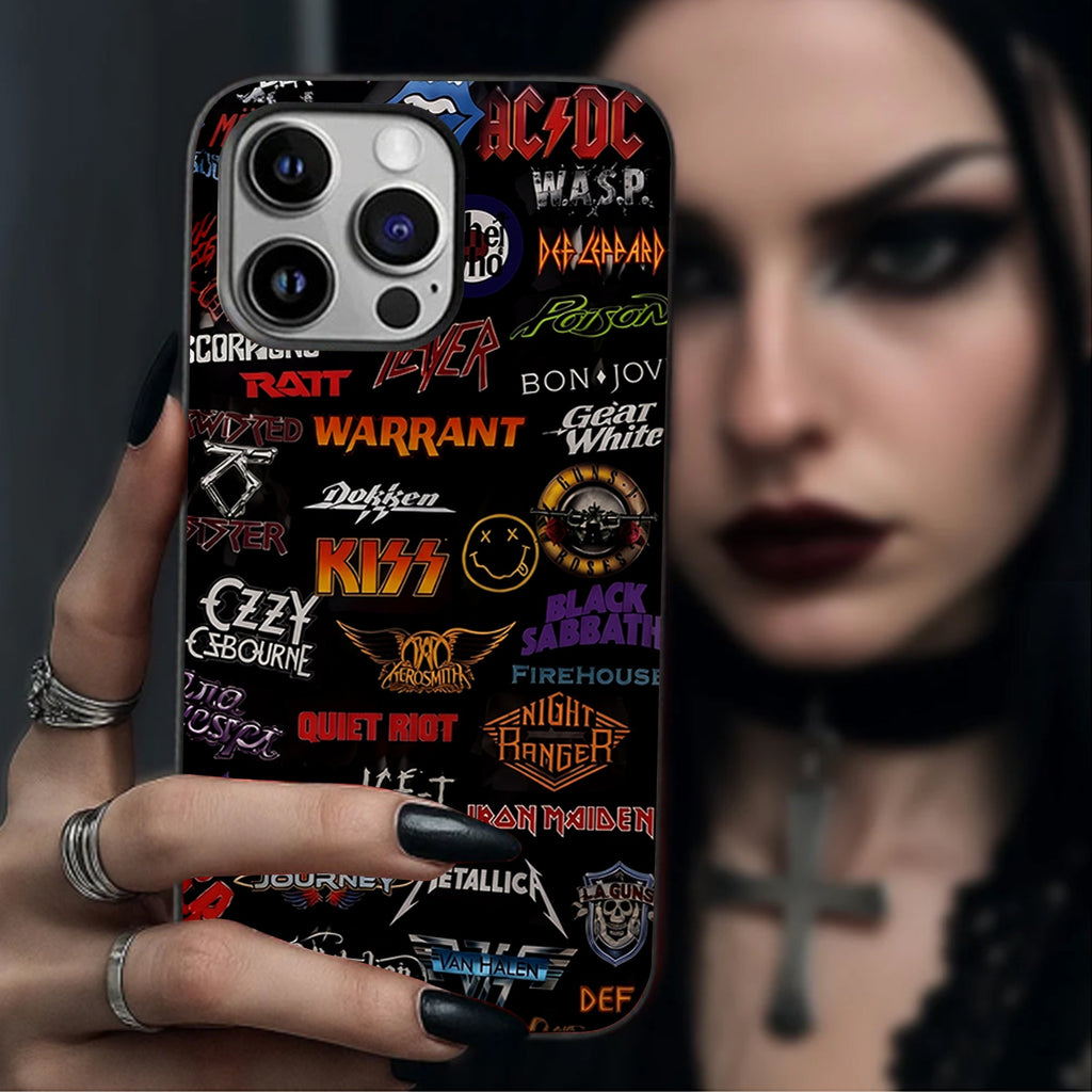 Personalized Classic Rock Legends Phone Case for Music Lovers GradoCreations