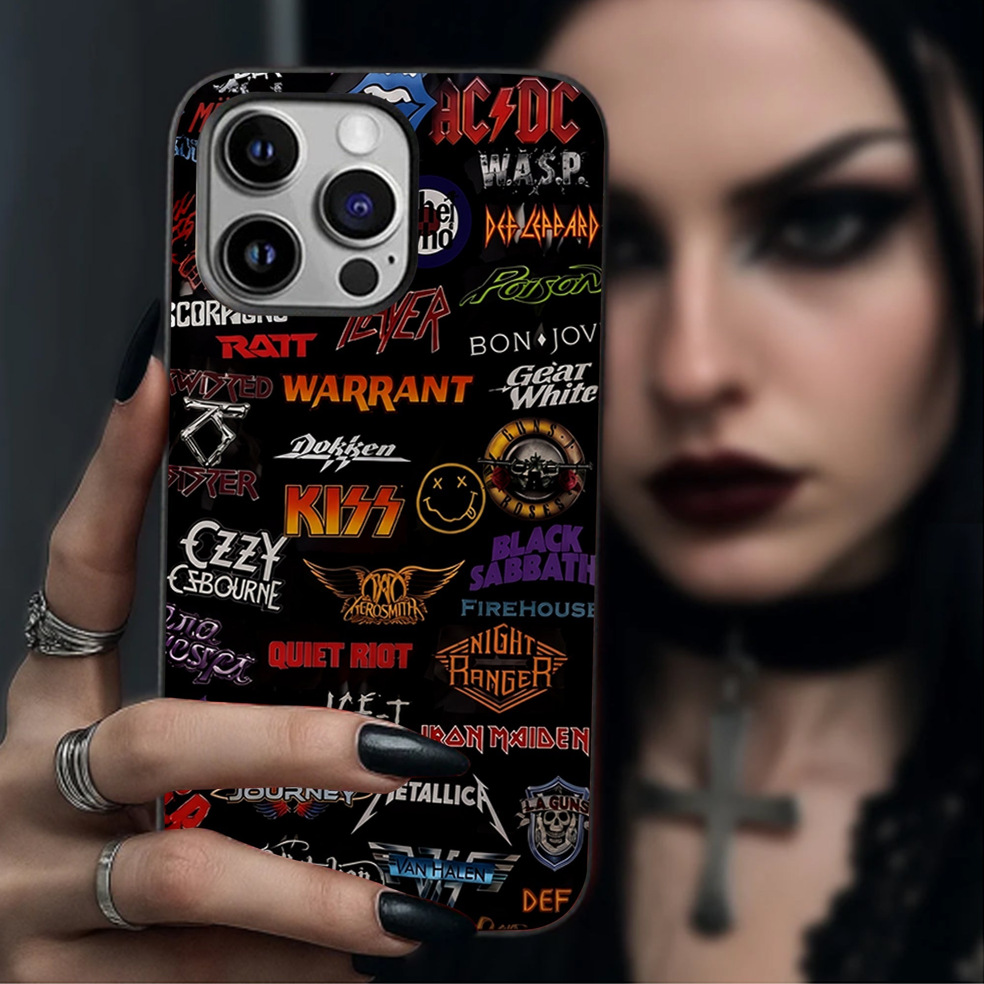 Personalized Classic Rock Legends Phone Case for Music Lovers GradoCreations
