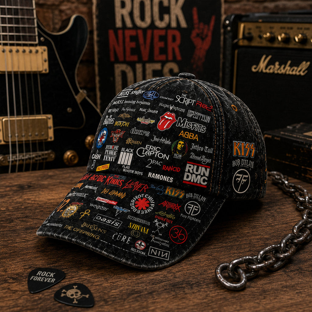Classic Rock Legends Edition Cap Custom Name Personalization Classic Cap GradoCreations