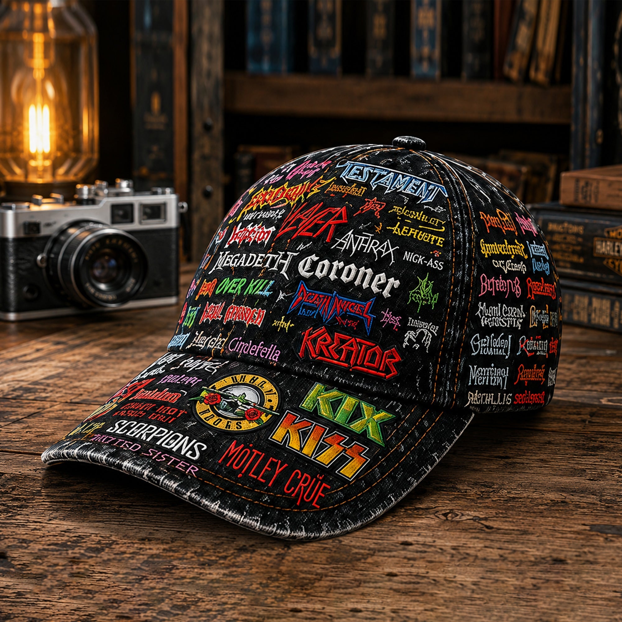 Personalized Classic Rock Legends Cap Custom Name Gift GradoCreations