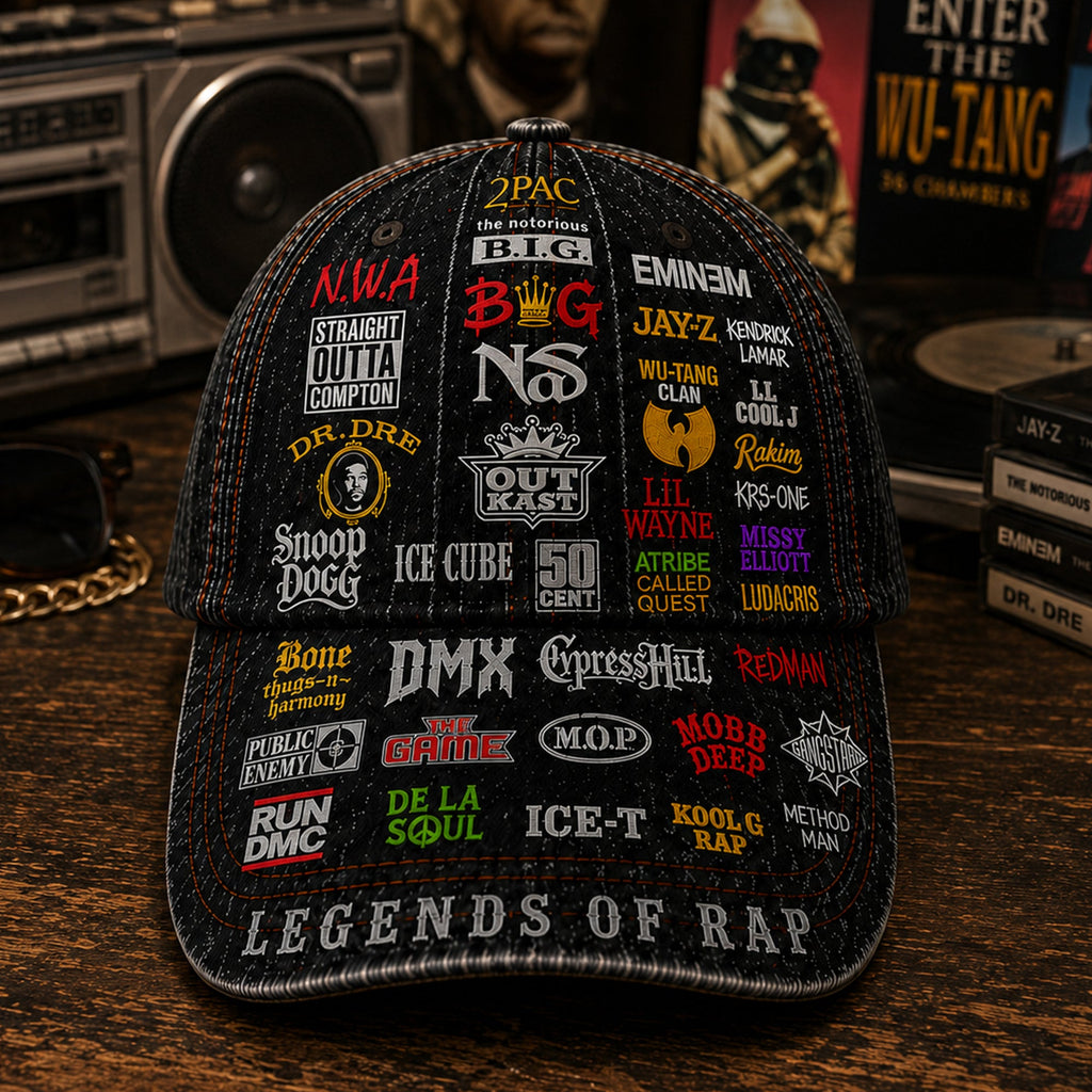 Personalized Legends Edition Classic Cap for Rap Lovers GradoCreations