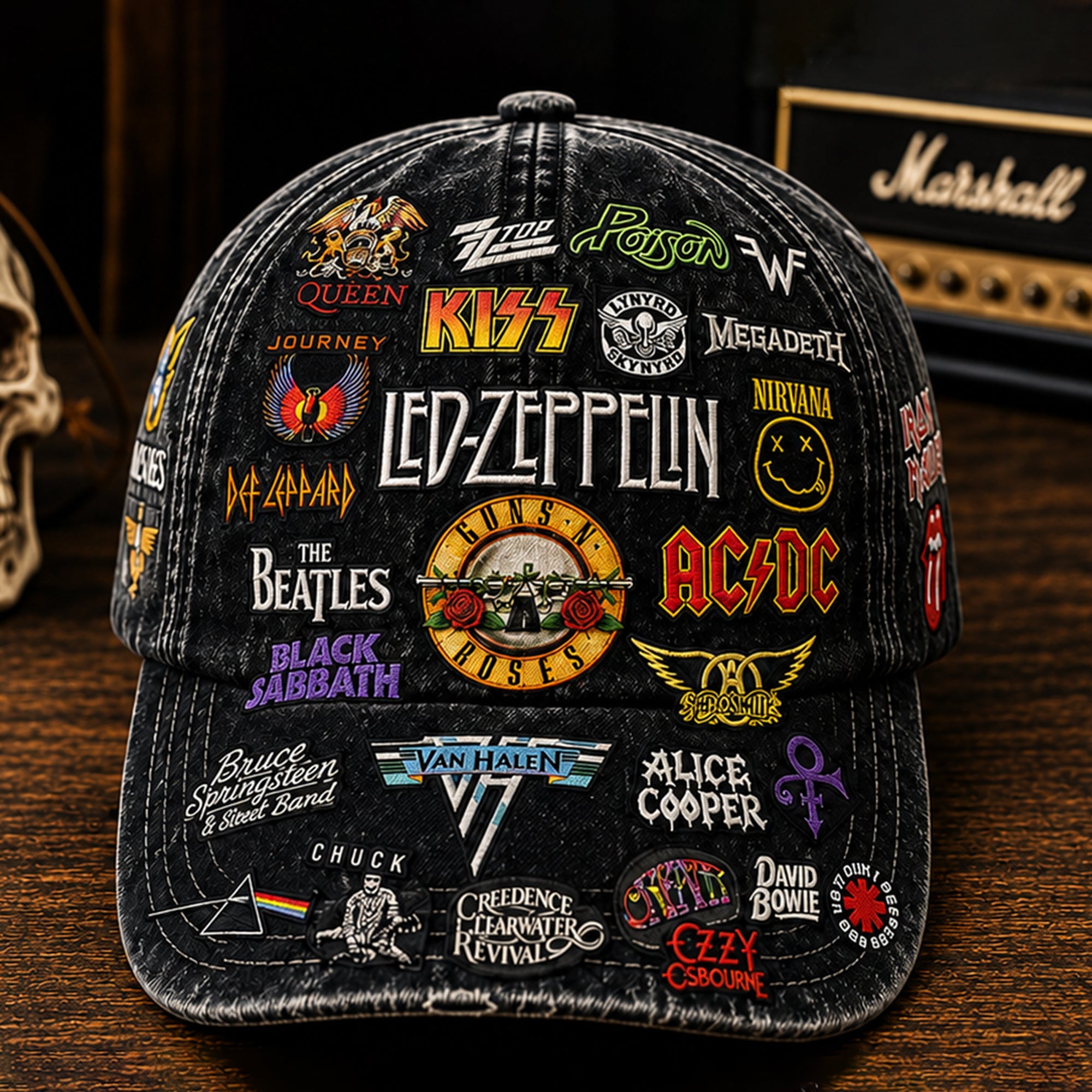 Personalized Classic Rock Cap with Legends Edition Design GradoCreations