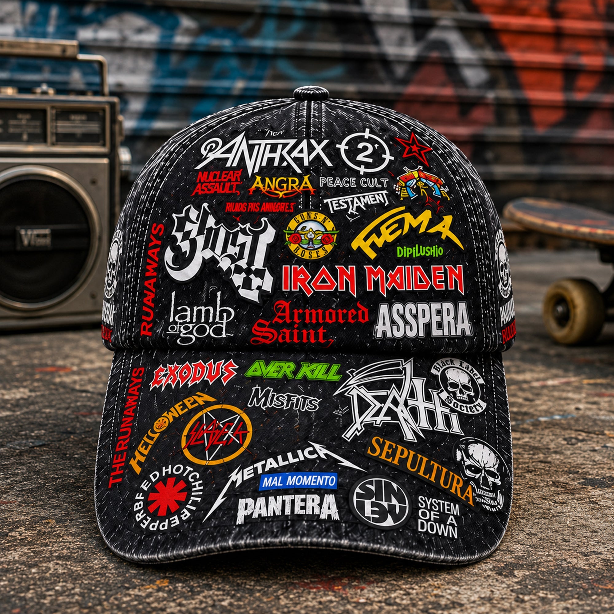 Custom Classic Cap for Rock Lovers | Legends Edition Snapback Classic Cap GradoCreations