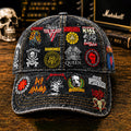 Personalized Classic Rock Cap Custom Name Music Gift GradoCreations
