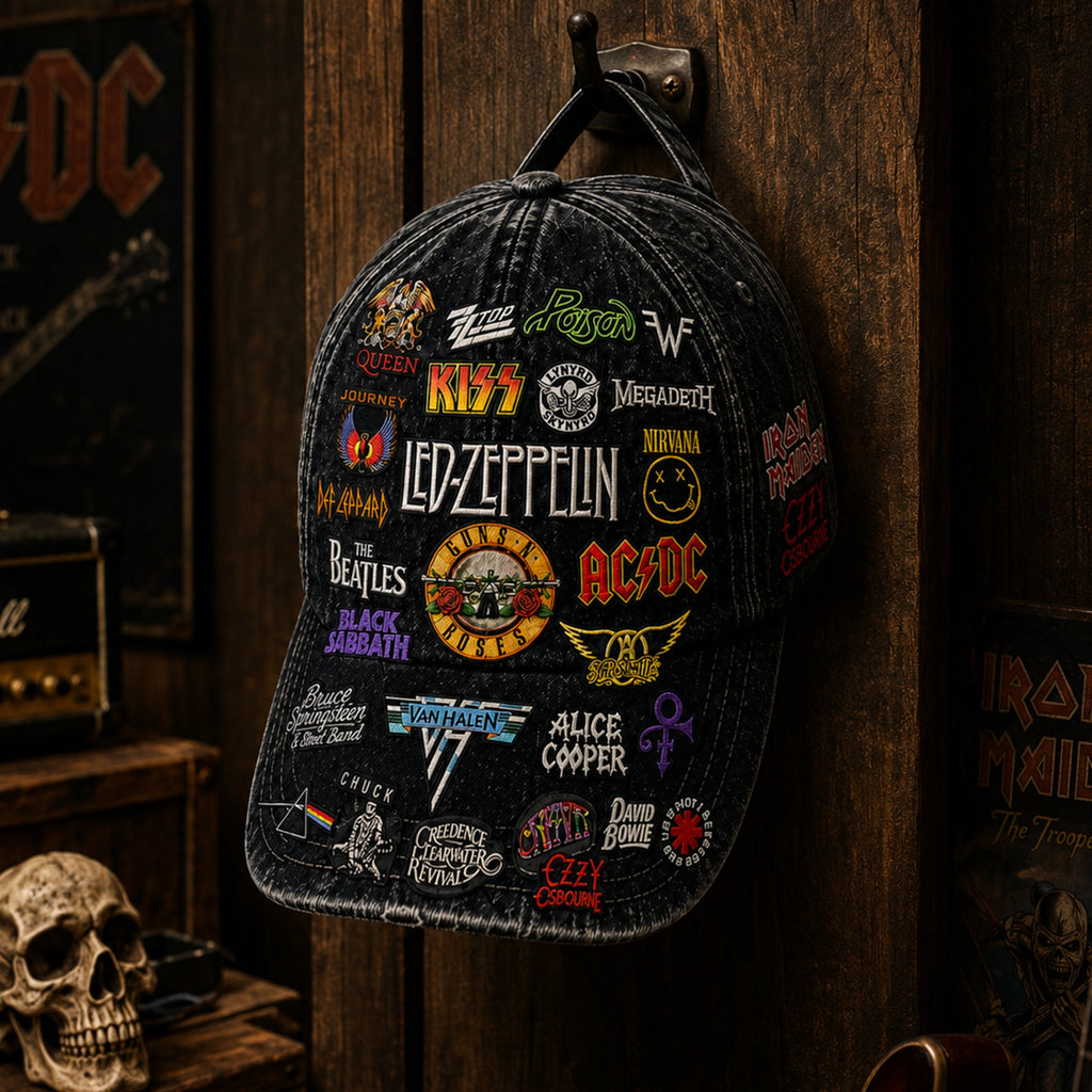 Personalized Classic Rock Cap with Legends Edition Design GradoCreations