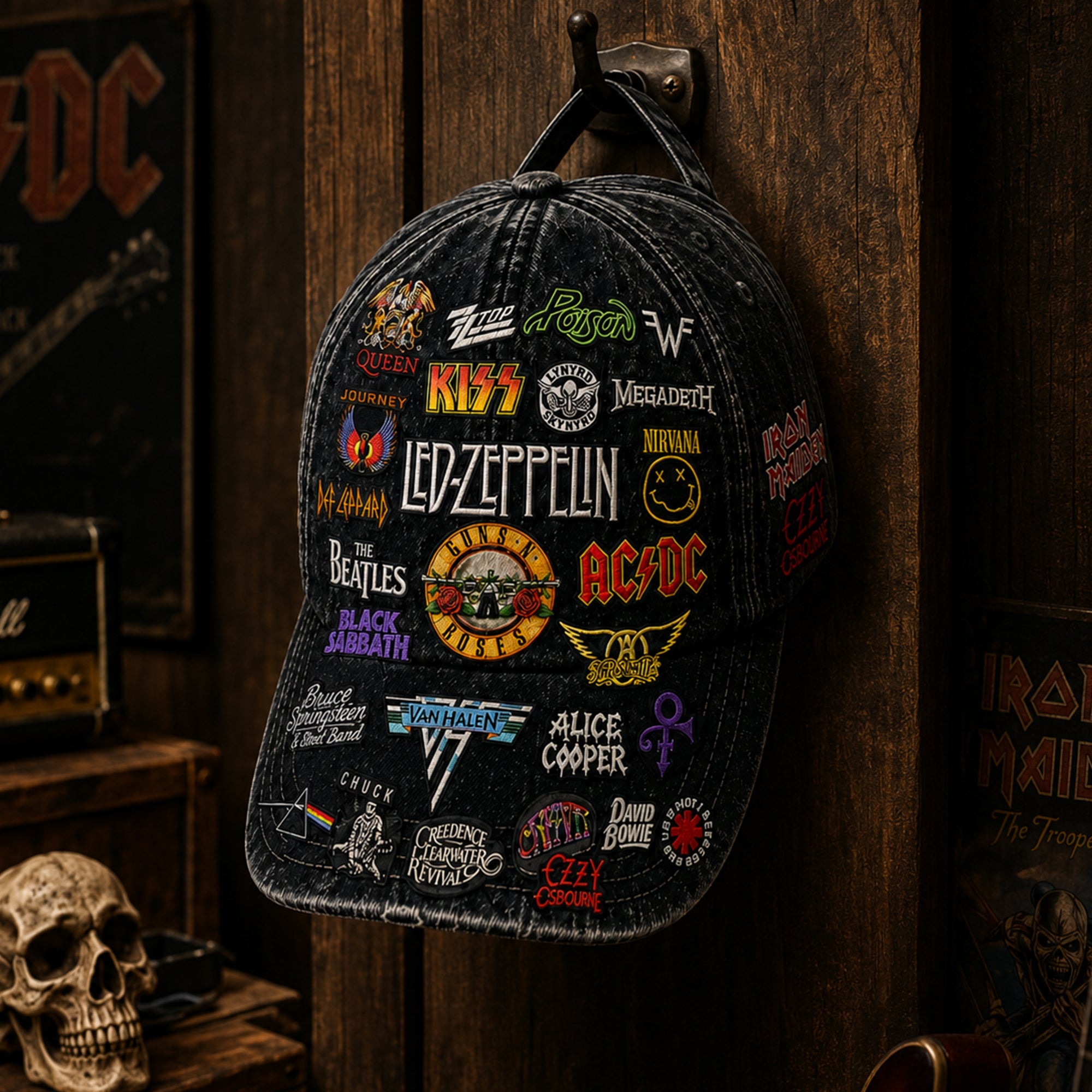 Personalized Classic Rock Cap with Legends Edition Design GradoCreations
