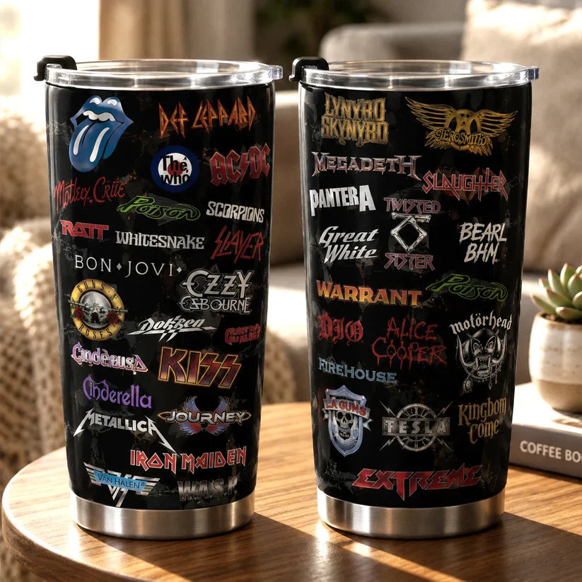 Personalized Classic Rock Legends Tumbler Custom Drinkware Gift Tumbler GradoCreations