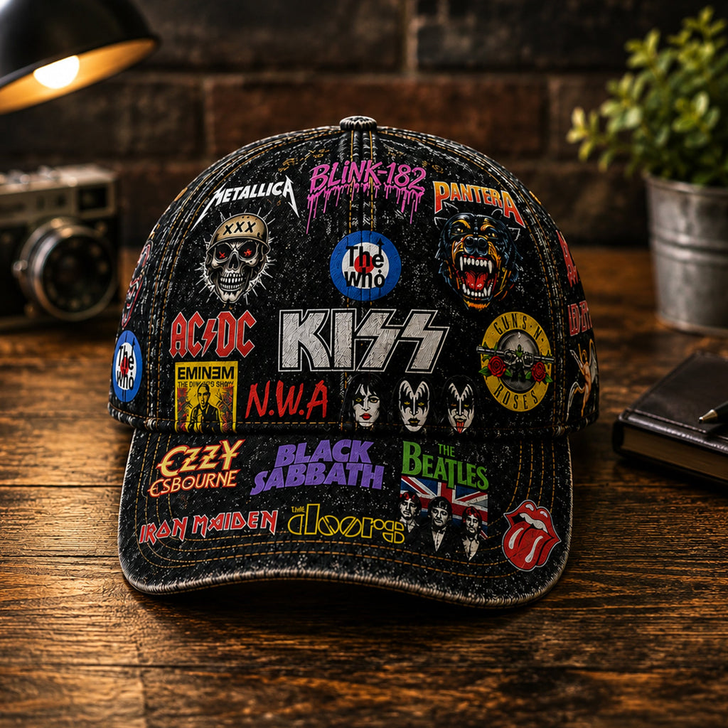 Personalized Rock Legends Classic Cap Custom Design Gift GradoCreations