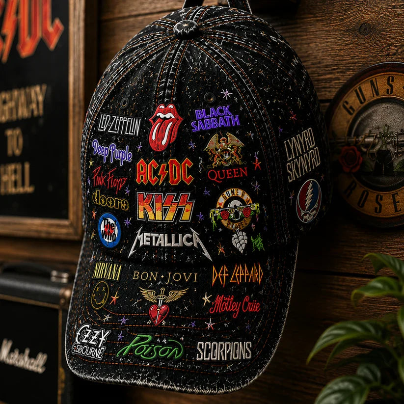Personalized Classic Rock Legends Cap Custom Hat Gift for Music Lovers Classic Cap GradoCreations