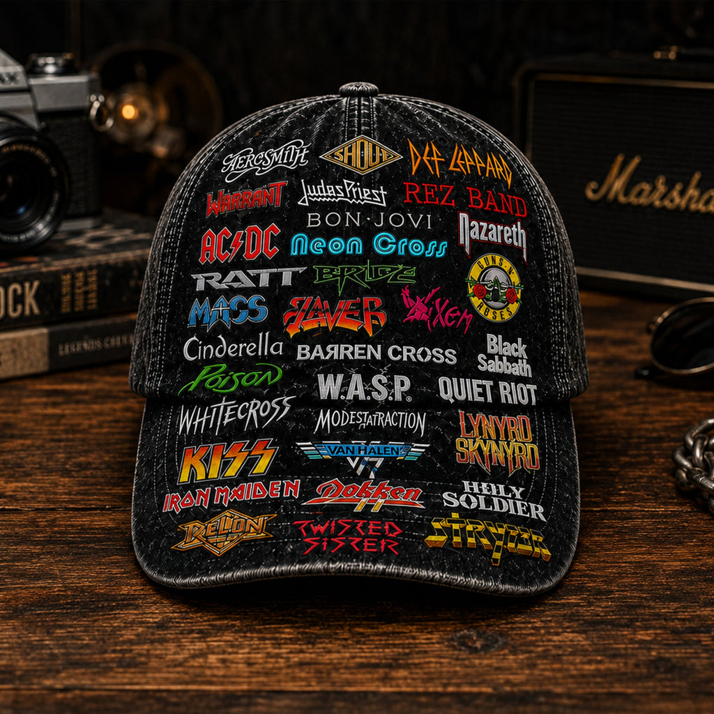 Personalized Classic Rock Legends Edition Cap Custom Design Gift GradoCreations