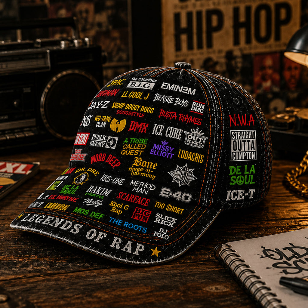 Legends Edition Classic Cap for Rap Lovers | Custom Name Snapback GradoCreations