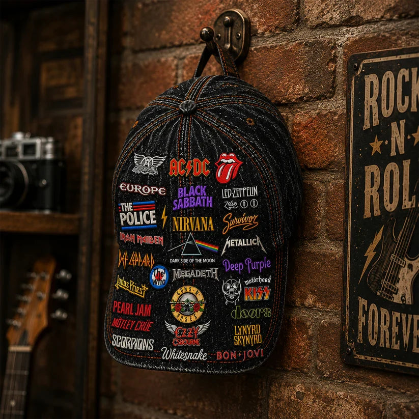 Custom Printed Classic Cap Rock Legends for Music Fans Classic Cap GradoCreations