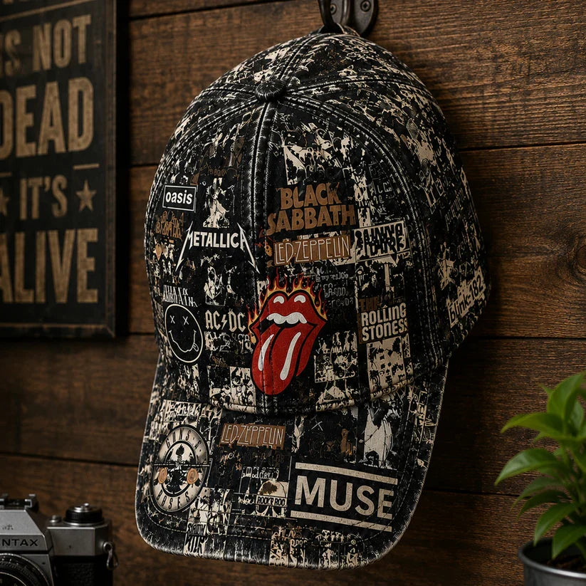 Rock Music Legends Edition Classic Cap for Music Lovers Classic Cap GradoCreations