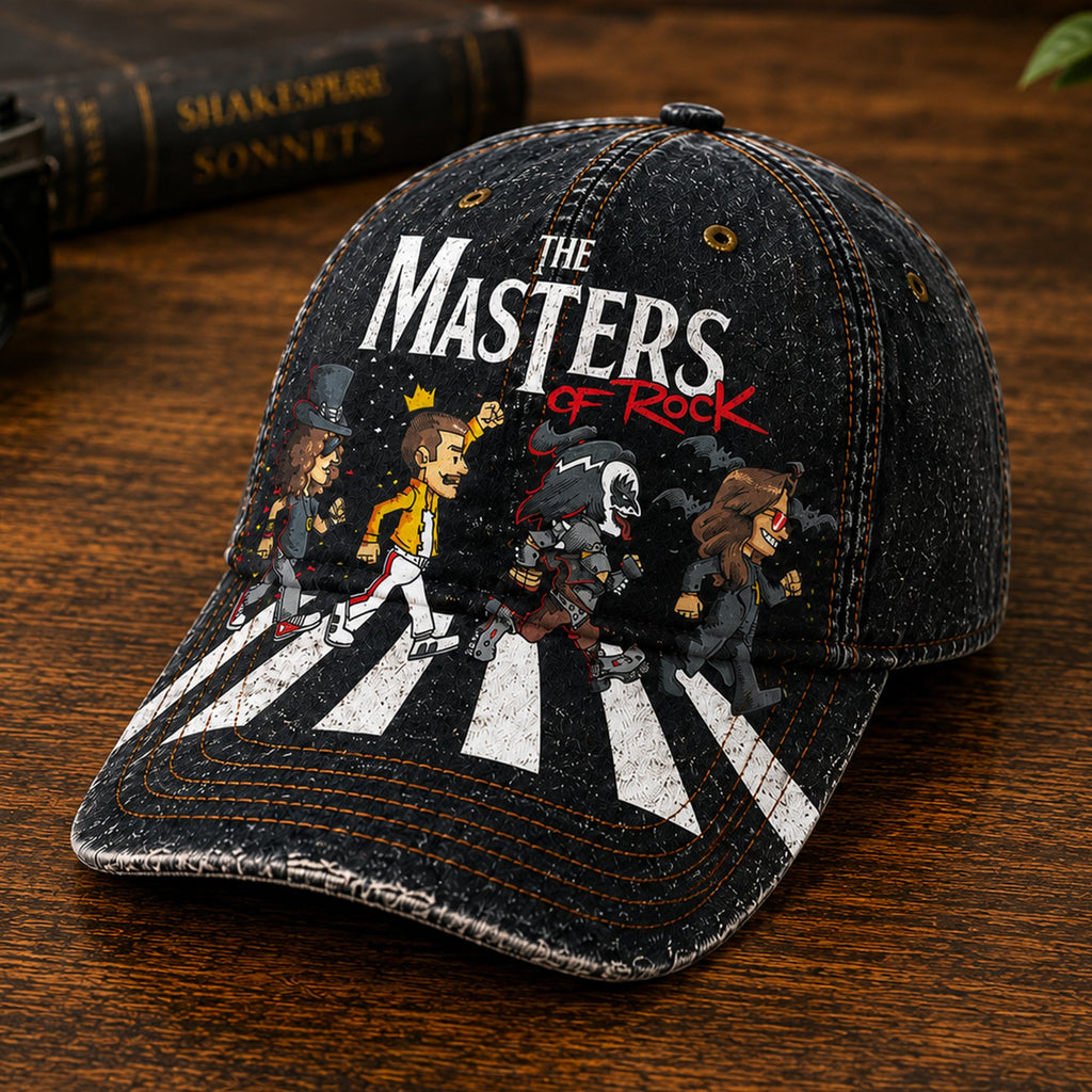 Personalized Classic Rock Cap Custom Masters of Rock Gift GradoCreations