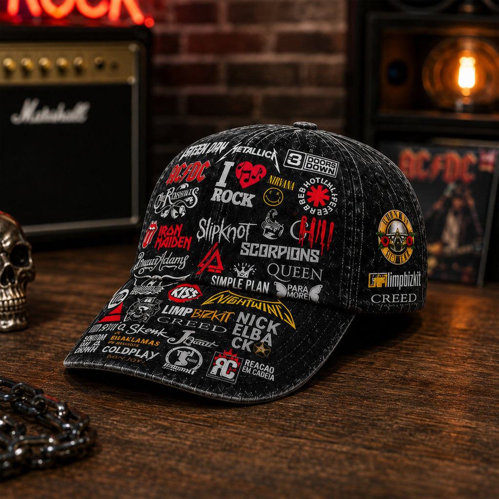 Personalized Classic Cap with Rock Legends Design for Fans Classic Cap GradoCreations