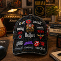 Personalized Classic Rock Legends Cap Custom Name Gift for Music Lovers GradoCreations