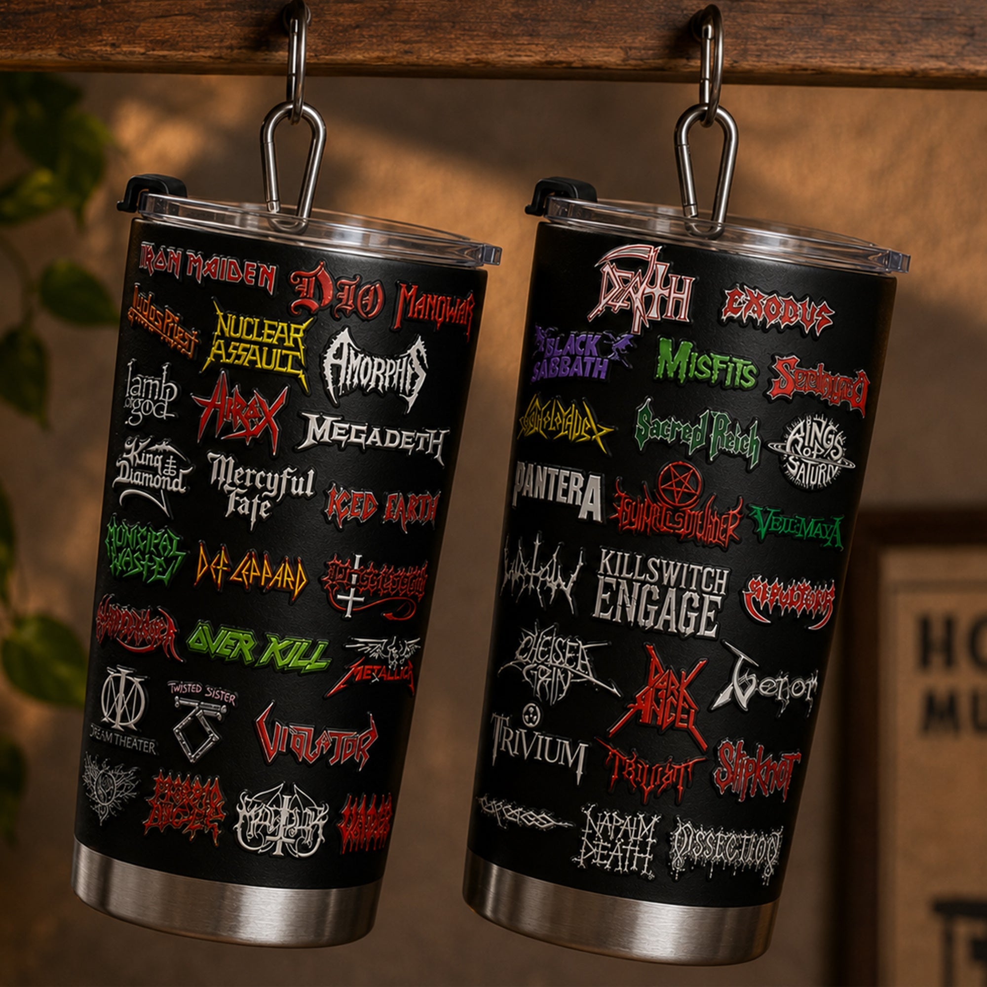 Custom Classic Rock Legends Tumbler Unique Gift for Music Lovers GradoCreations