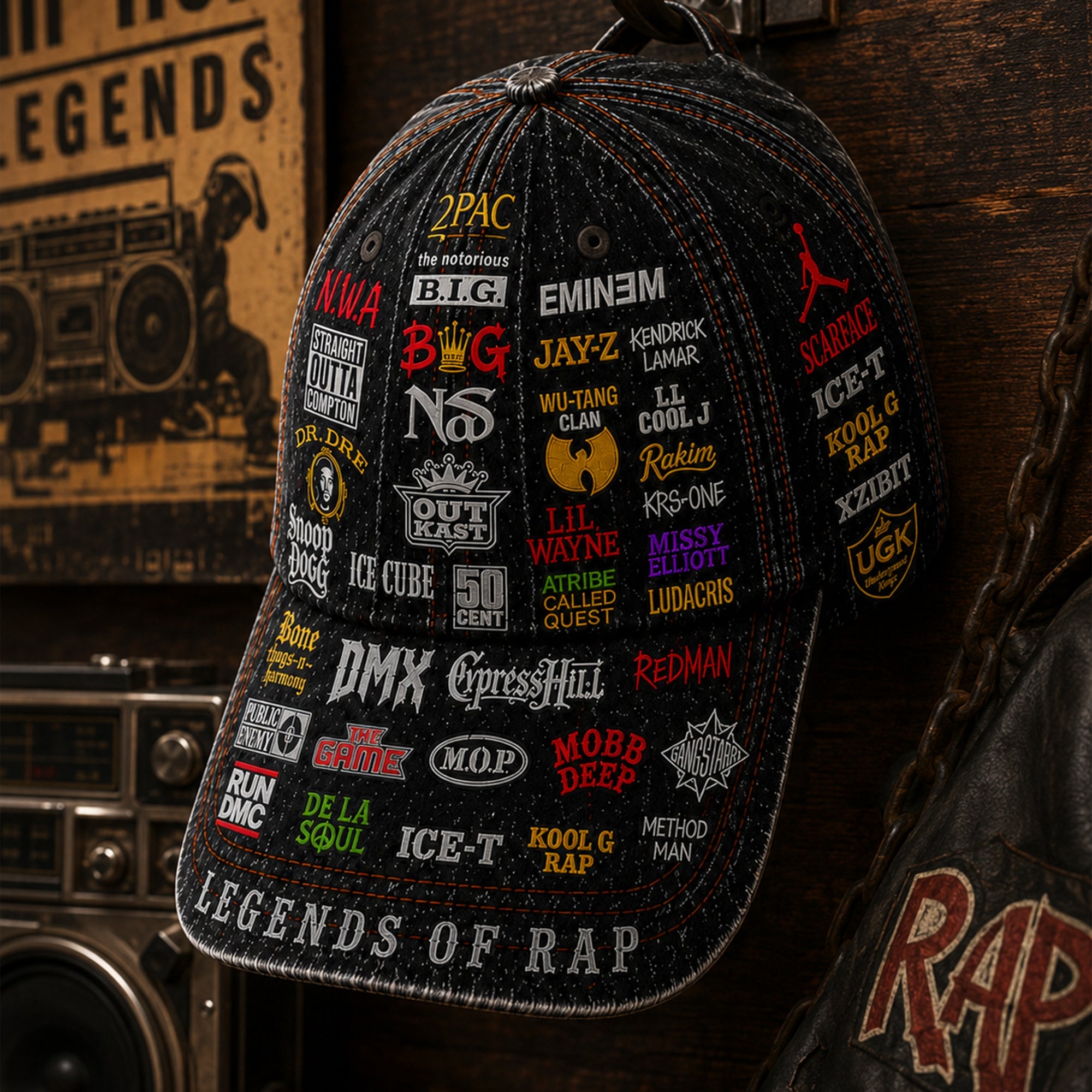 Personalized Legends Edition Classic Cap for Rap Lovers GradoCreations