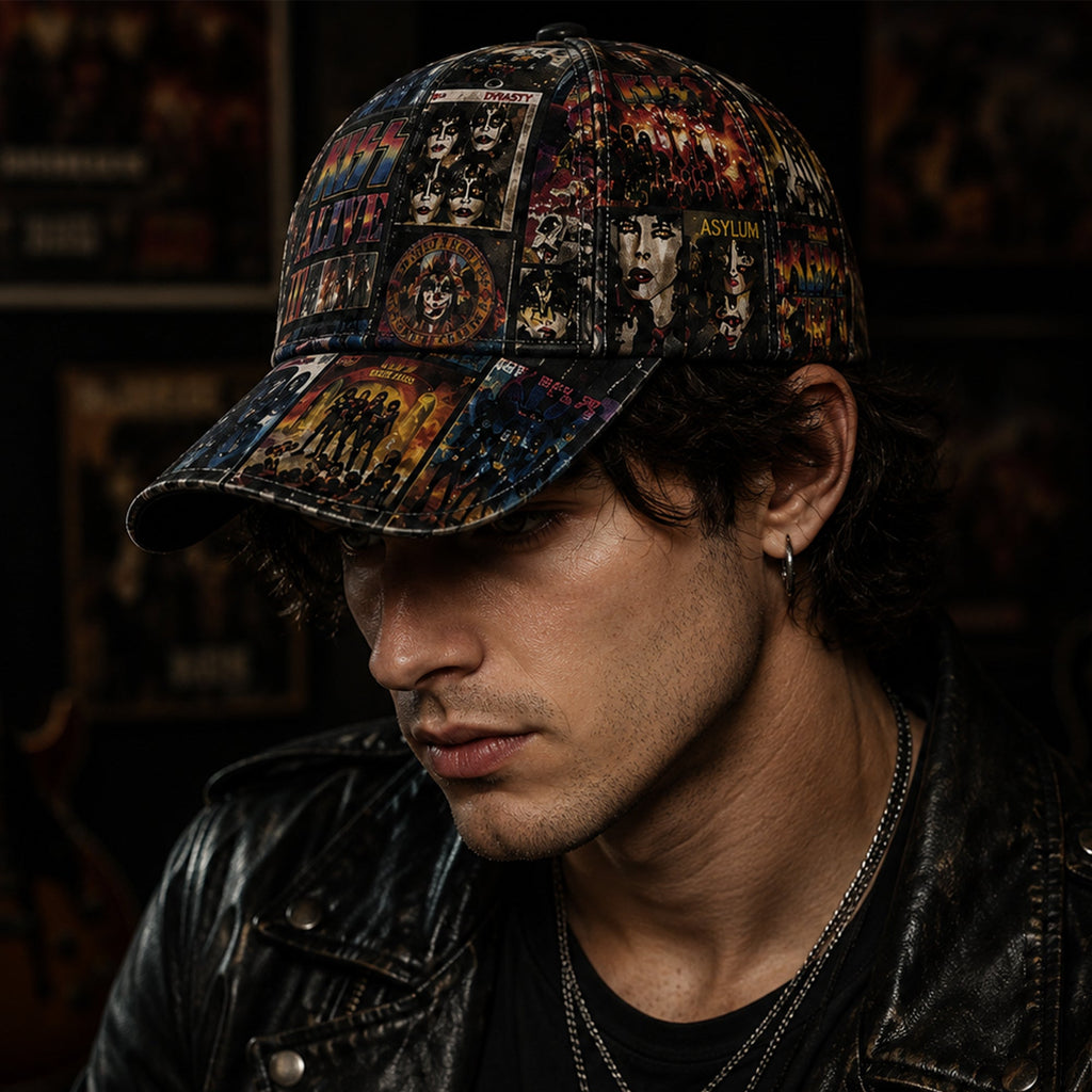 Personalized Vintage Rock Band Snapback Cap for Music Lovers GradoCreations