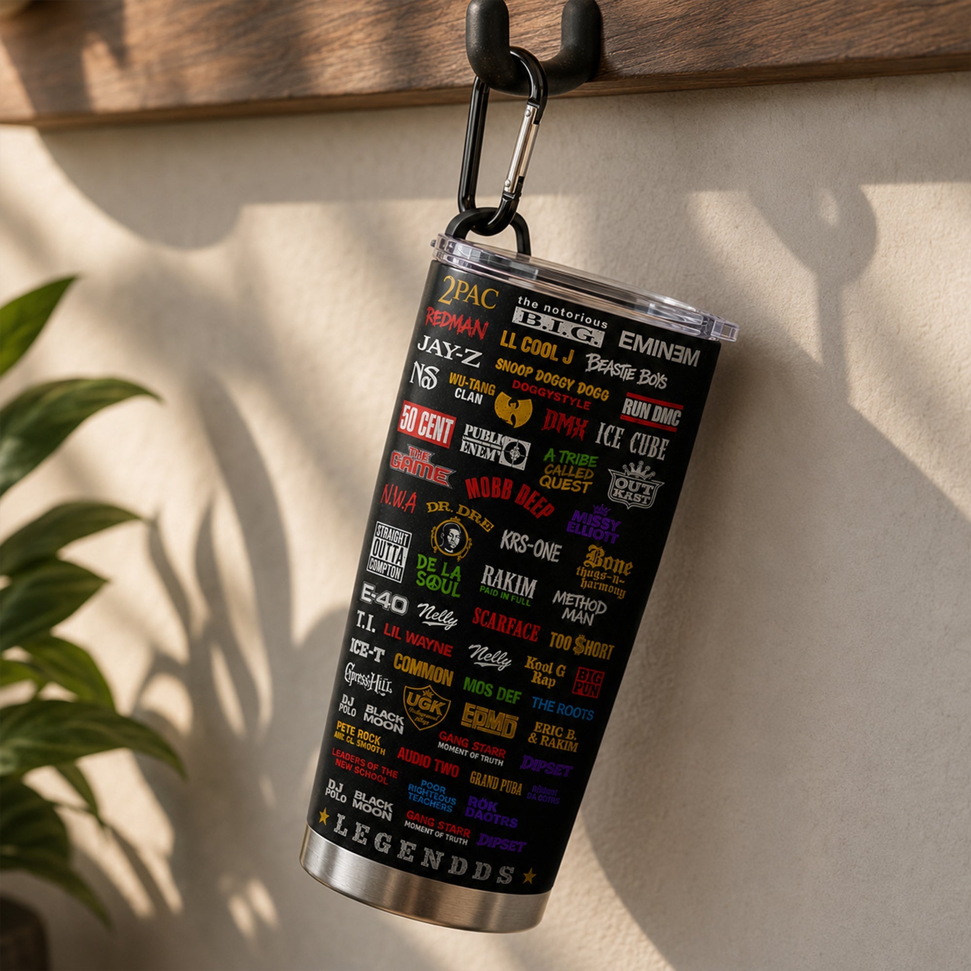 Personalized Classic Rap Legends Tumbler Gift for Music Lovers GradoCreations