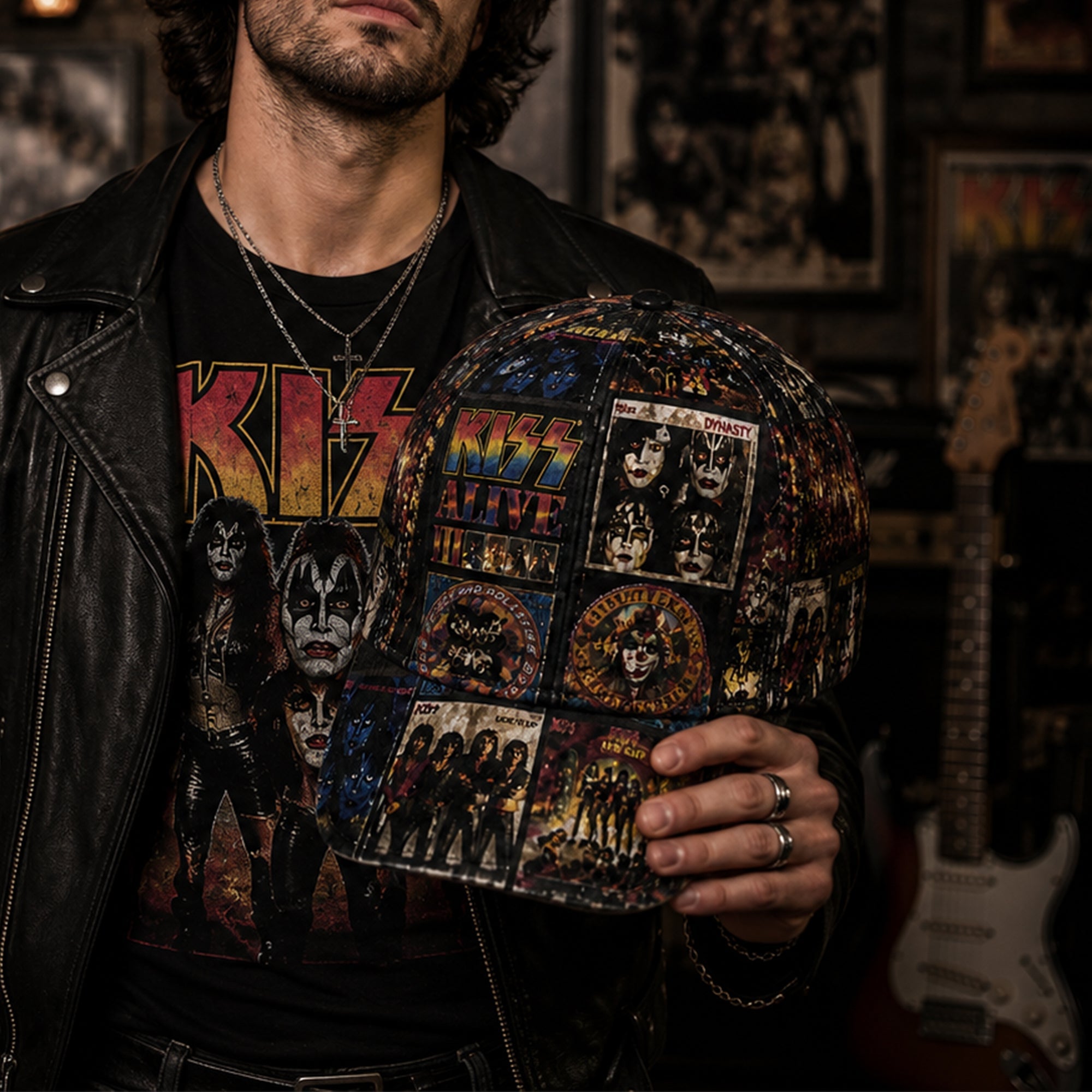 Personalized Vintage Rock Band Snapback Cap for Music Lovers GradoCreations