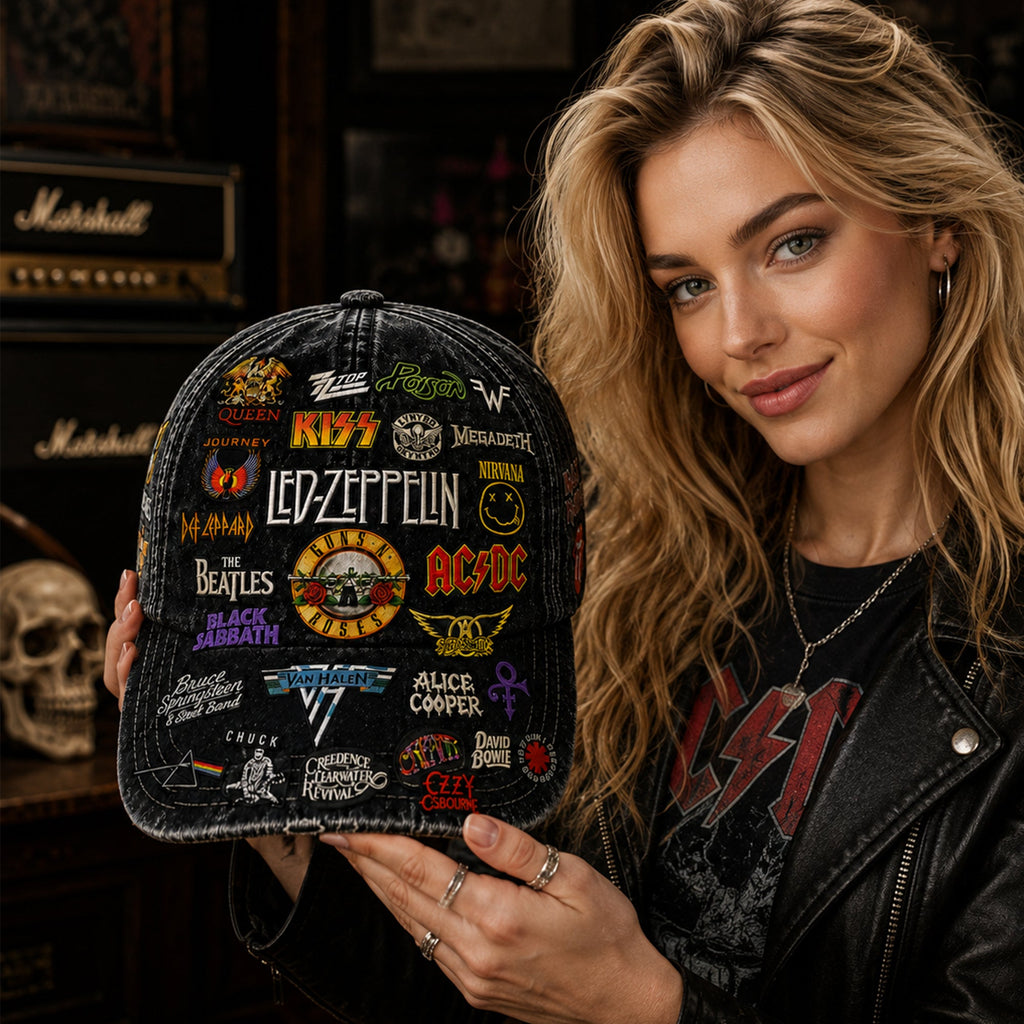 Personalized Classic Rock Cap with Legends Edition Design GradoCreations