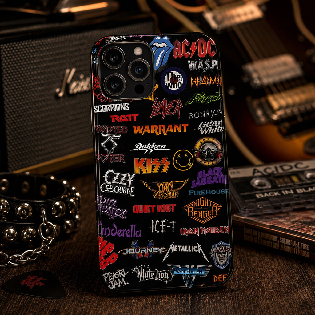 Personalized Classic Rock Legends Phone Case for Music Lovers GradoCreations