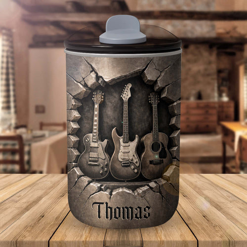 Personalized 10oz Stainless Steel Tumbler Custom Name Music Gift for Him 10oz tumbler GradoCreations