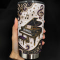 Personalized Stainless Steel Tumbler Custom Music Notes Gift for Music Lover Tumbler GradoCreations