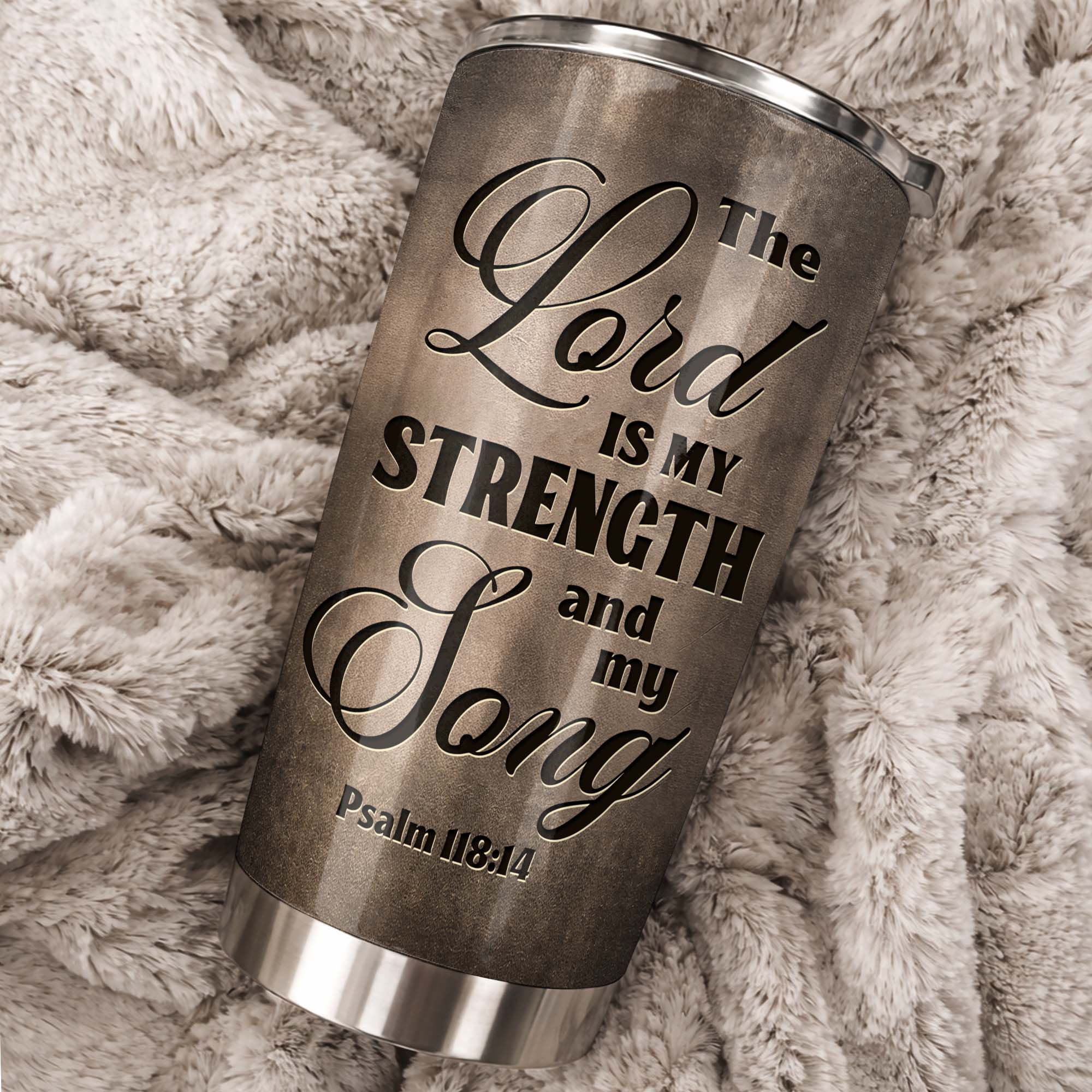 Personalized 20oz Stainless Steel Tumbler Gift for Dad - Christian Music Lovers 20oz Tumbler GradoCreations