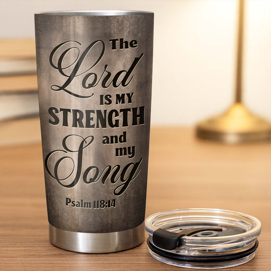 Personalized 20oz Stainless Steel Tumbler Gift for Dad - Christian Music Lovers 20oz Tumbler GradoCreations