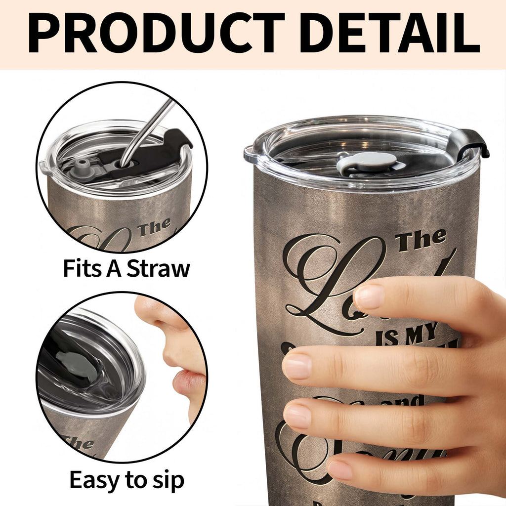 Personalized 20oz Stainless Steel Tumbler Gift for Dad - Christian Music Lovers 20oz Tumbler GradoCreations